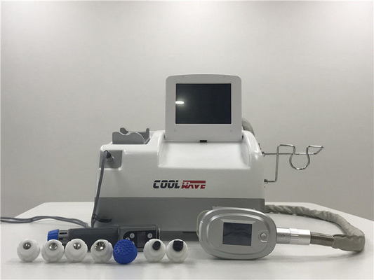 Φορητή Shockwave Machie αδυνατίσματος Cryolipolysis δροσερή θεραπεία για τη μείωση Cellulite