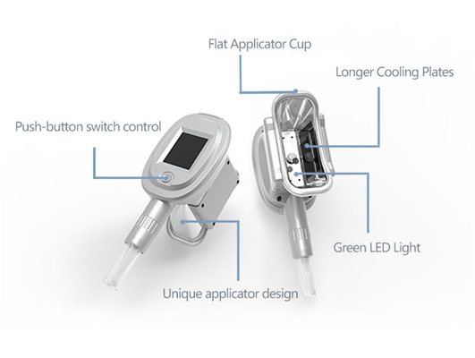 Παχιά μηχανή παγώματος Cryolipolysis Cryo που διπλασιάζουν 360 λαβές βαθμού