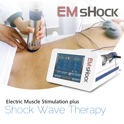 Διπλό Shockwave EMS μηχανών θεραπείας καναλιών φυσιο ηλεκτρομαγνητικό για τη διαχείριση πόνου