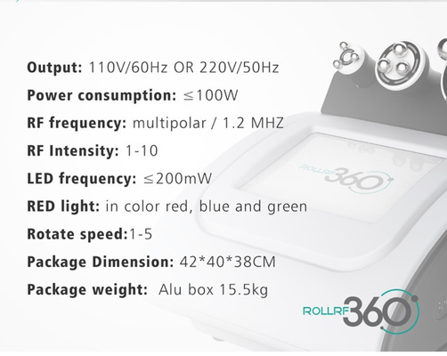 1.2MHz αντι εξοπλισμός σκλήρυνσης δερμάτων ραδιοσυχνότητας ρυτίδων