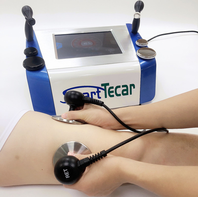 Diathermy Terapia έξυπνη Tecar συσκευή Physiotherap με 2 λαβές