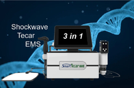 Φορητά 3 σε 1 μηχανή θεραπείας Tecar με Shockwave EMS για την ανακούφιση πόνου, διαμόρφωση σώματος, μειώνουν το τέντωμα, επίδραση Cellulite