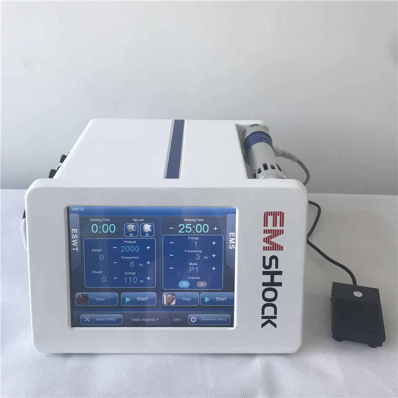 Shockwave ESWT μηχανή θεραπείας για την υποκίνηση Phsyiotherapy μυών σωμάτων/την ηλεκτρομαγνητική μηχανή θεραπείας