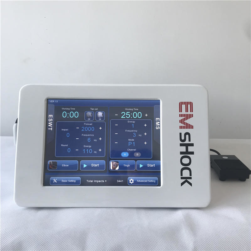 1-30 Hz ηλεκτρομαγνητικό με Shockwave τη μηχανή θεραπείας με την οθόνη αφής 10,4 ίντσας