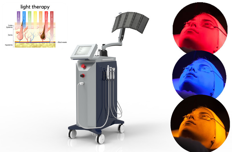 7 οδηγημένη χρώματα μηχανή φροντίδας δέρματος, υψηλής ενέργειας μηχανή αφαίρεσης σημαδιών τεντωμάτων