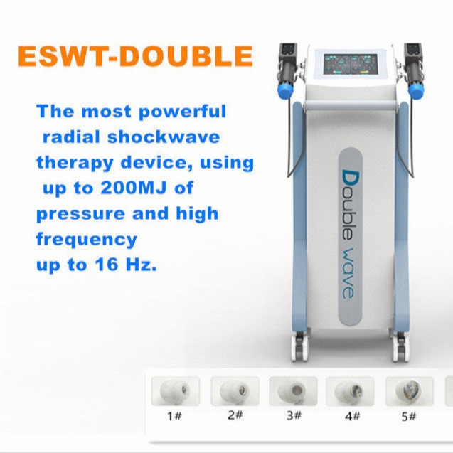 Διπλός ιατρικός εξοπλισμός κρουστικών κυμάτων καναλιών ηλεκτρομαγνητικός/θεραπείας κρουστικών κυμάτων για τη μηχανή θεραπείας των ΕΔ ESWT