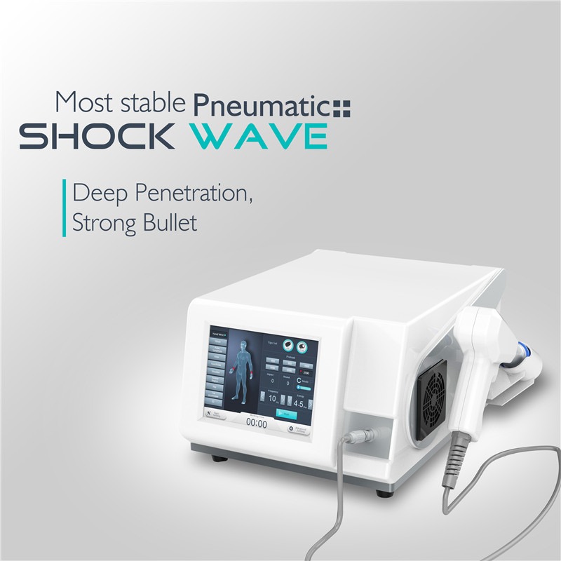 Νέο φορητό Shockwave χρήσης μηχανών/κλινικών ανακούφισης πόνου θεραπείας κρουστικών κυμάτων πίεσης αέρα μηχανών θεραπείας πίεσης αέρα