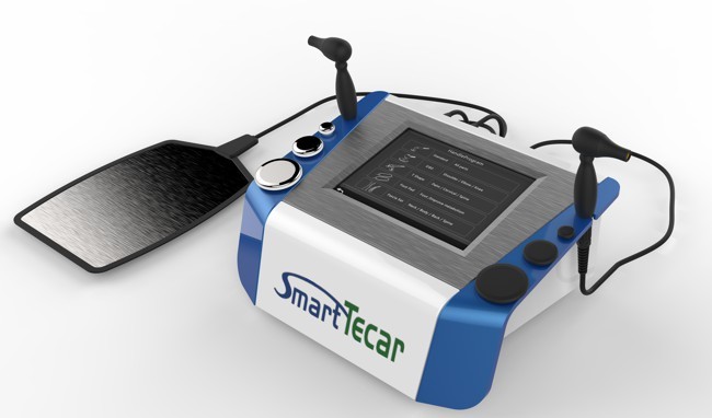 έξυπνη Tecar μηχανή θεραπείας 80mm Handdle για τον πόνο ώμων γονάτων