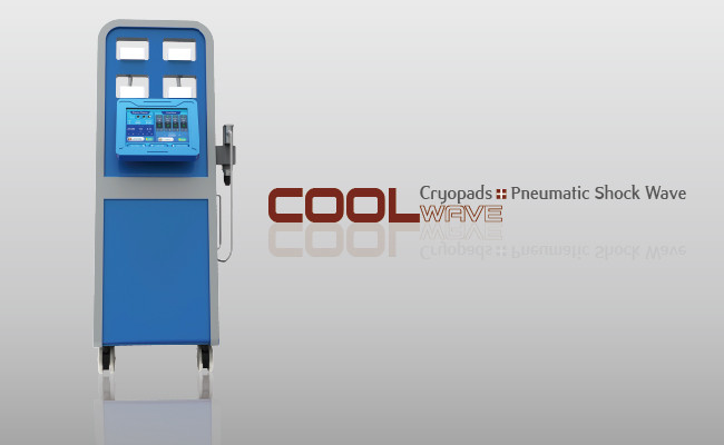 Το διπλό Shockwave πίεσης αέρα λίπος μηχανών θεραπείας μειώνει τη μηχανή αδυνατίσματος Cryotherapy